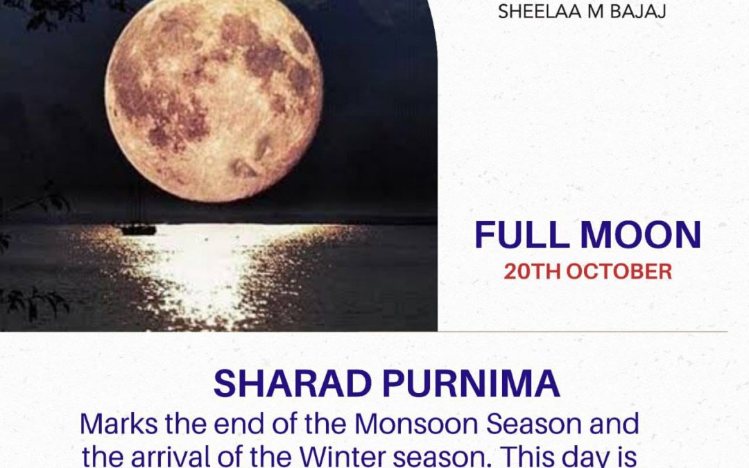 Sharad Poornima ( Full Moon) October 2021